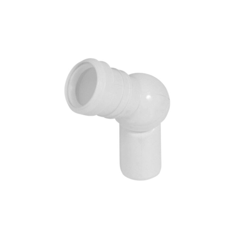 Kolano Kanalizacyjne PP PCV fi 32 mm Nastawne Pipelife Kolanko Białe