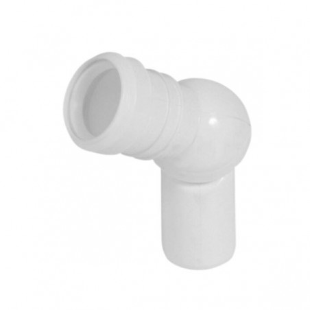 Kolano Kanalizacyjne PP PCV fi 32 mm Nastawne Pipelife Kolanko Białe