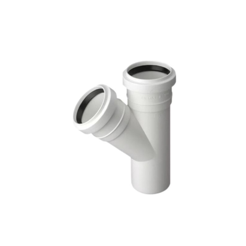 Trójnik Kanalizacyjny 40x40 mm 90° St. PCV PP Pipelife Złączka Kształtka