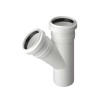 Trójnik Kanalizacyjny 32x32 mm 45° St. PCV PP Pipelife Złączka Kształtka