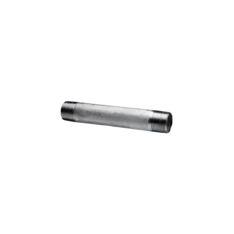 Króciec Ocynkowany 6/4" 10cm Rura Gwintowana Dwustronnie Sztucer
